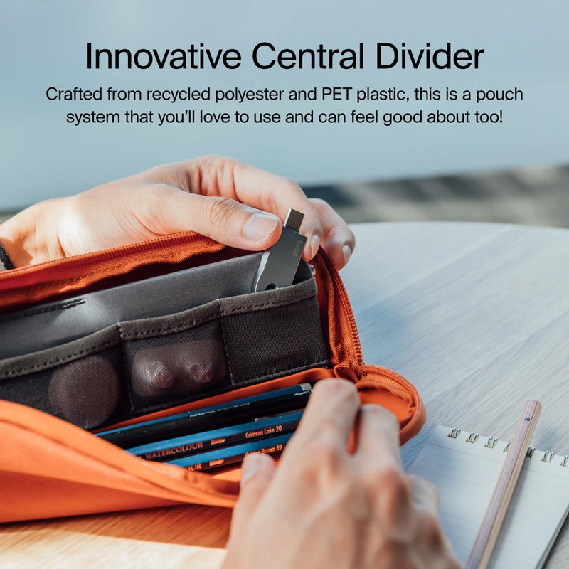 Orbitkey Pencil Case - Terracotta - Image 4